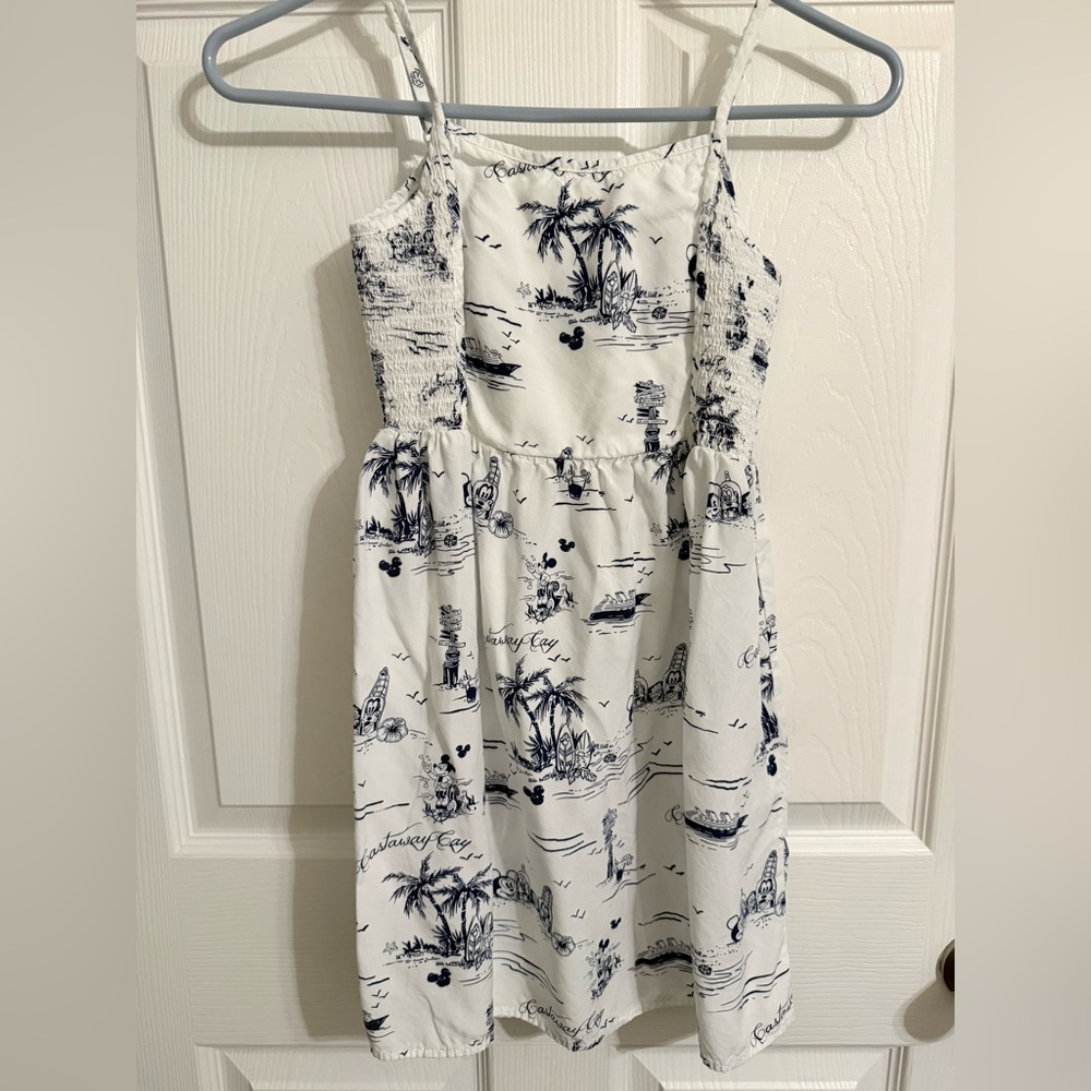 Disney Cruise Line Castaway Cay dress EUC Kids Med